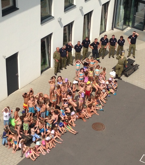 Aktionstag Feuerwehr für die Volksschule und den Kindergarten Krumegg