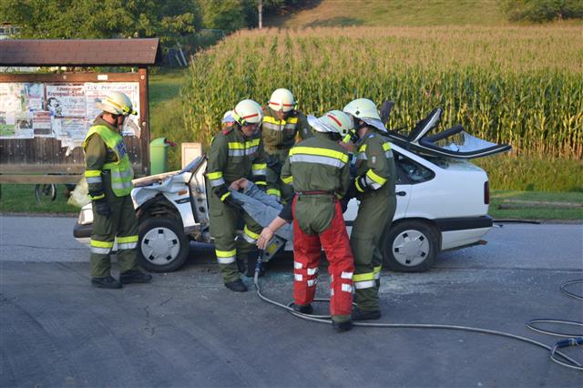 Maibaumumschneiden in Prüfing