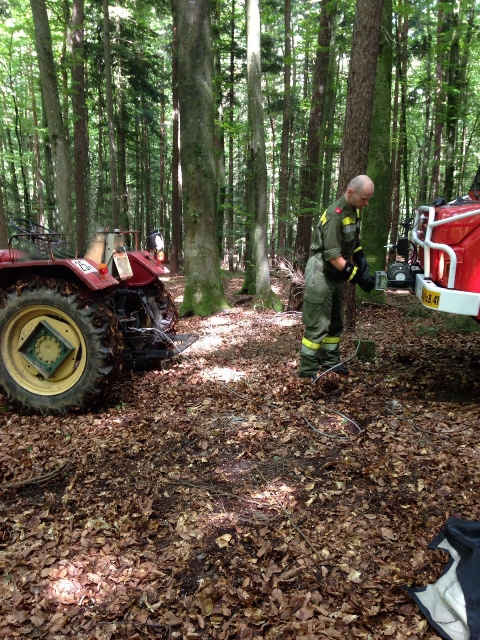 Traktorbergung in Krumegg