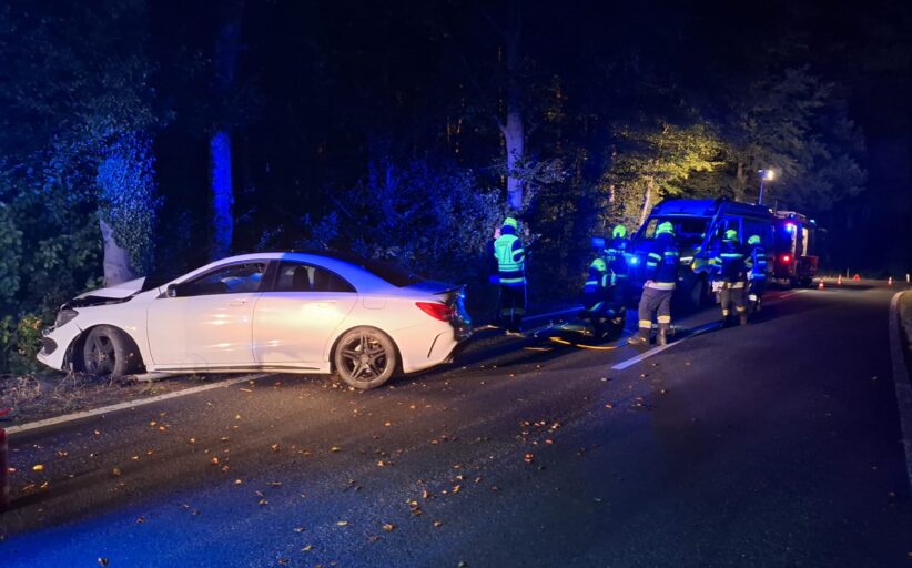 Verkehrsunfall auf der L-367 im Ortsteil Dornegg
